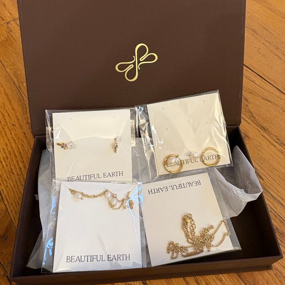 Beautiful Earth 4 piece jewelry set, NWT